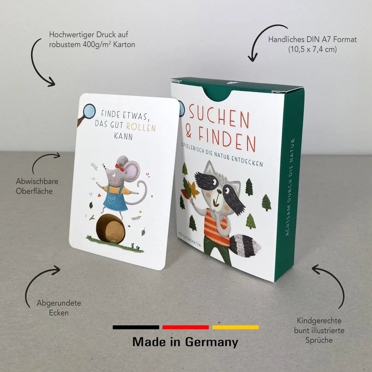 Rüsselfuchs – Entdeckerkarten für Kinder "Suchen & Finden"