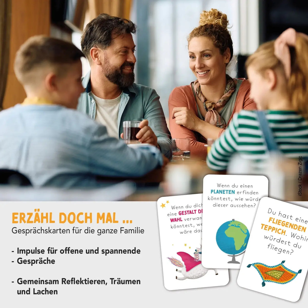 Rüsselfuchs – Gesprächskarten für Kinder "Erzähl doch mal"