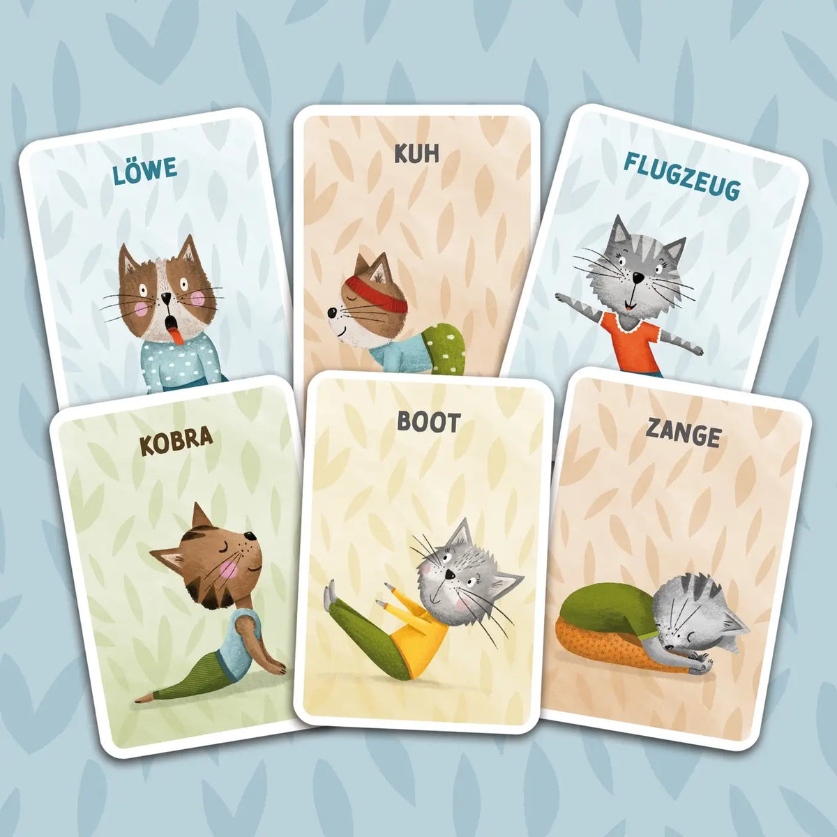 Rüsselfuchs – Kinderyoga Karten mit Katzen "Katzenyoga"