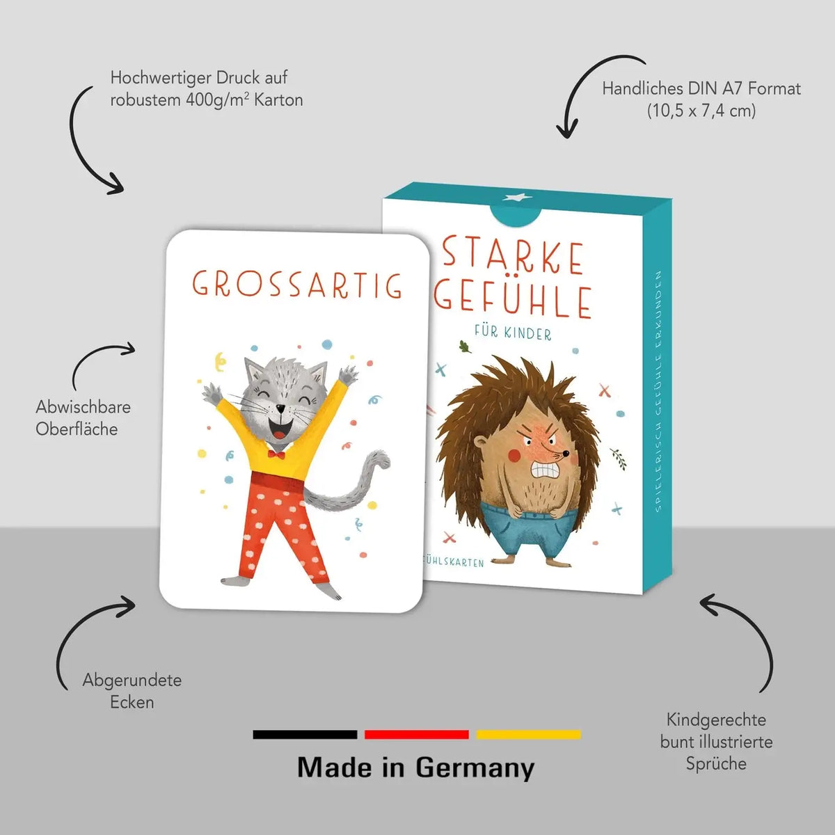 Rüsselfuchs – Gefühlskarten für Kinder "Starke Gefühle"