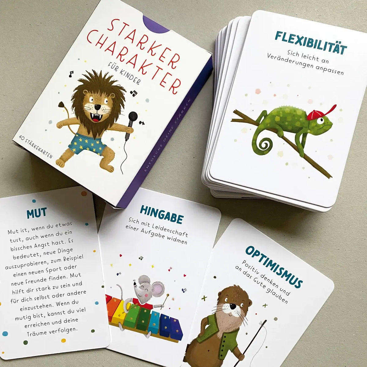 Rüsselfuchs – Stärkekarten für Kinder "Starker Charakter"