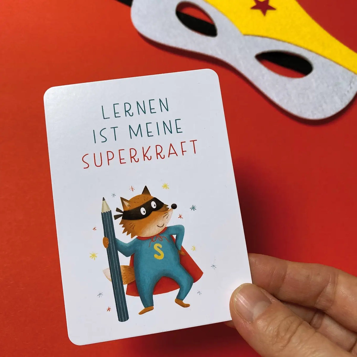 Rüsselfuchs – Affirmationskarten für Kinder "Starke Gedanken"