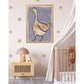 Studio Loco - Poster "Ente Spread Your Wings" Lila 50x70cm