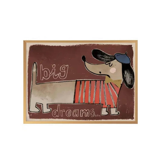 Studio Loco - Poster "Dachshund" 50x70 cm, Dackel