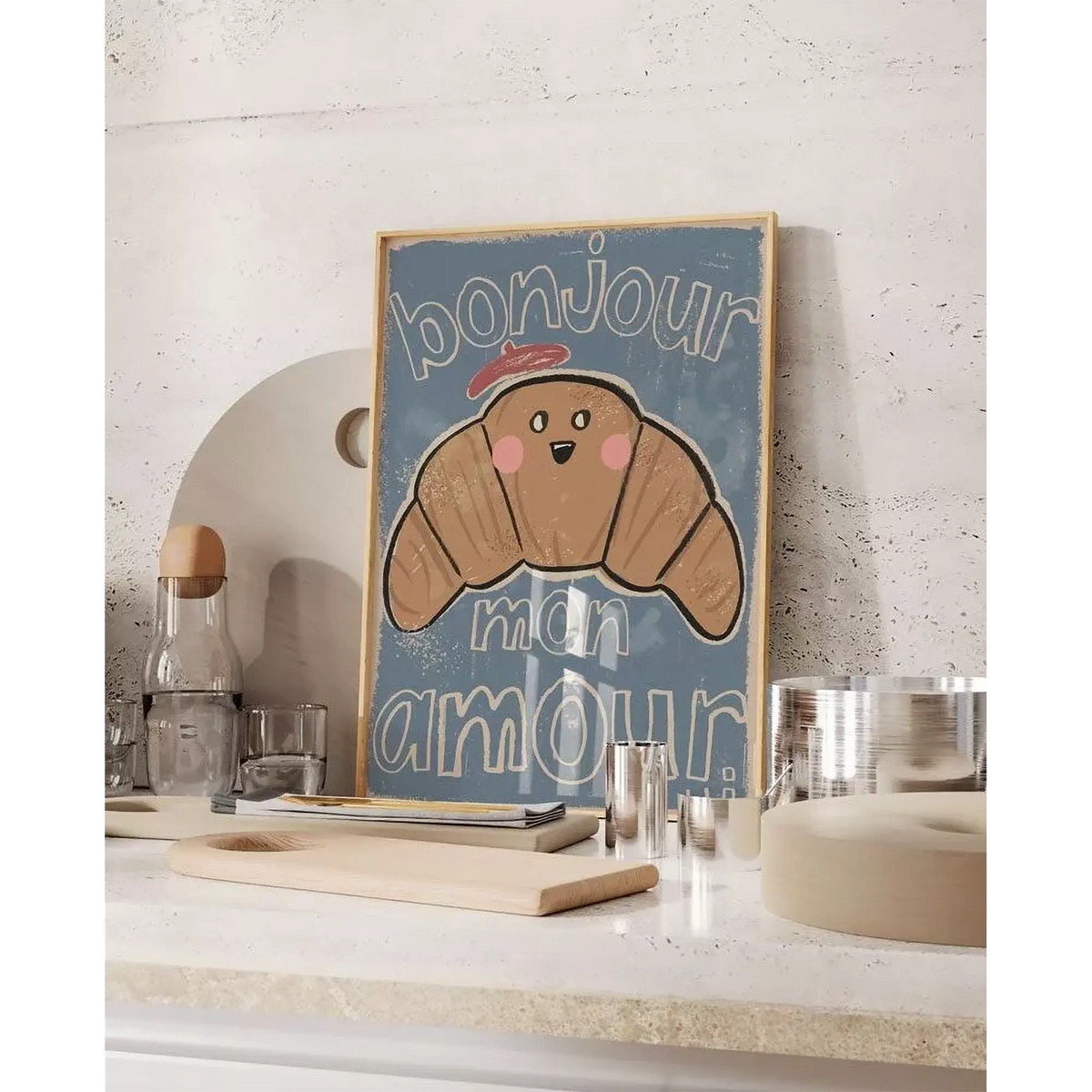 Studio Loco - Poster "Croissant" 50x70 cm
