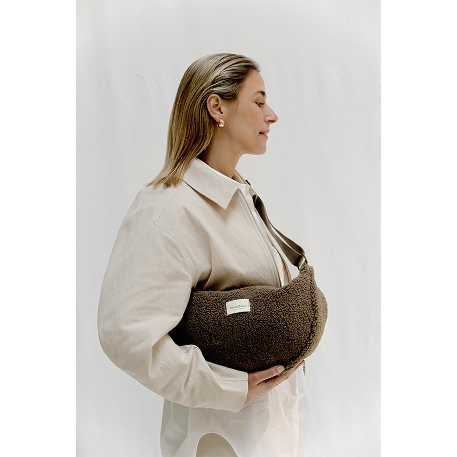 Studio Noos - Tasche "Adult Fanny Pack – Brown Teddy", Bauchtasche