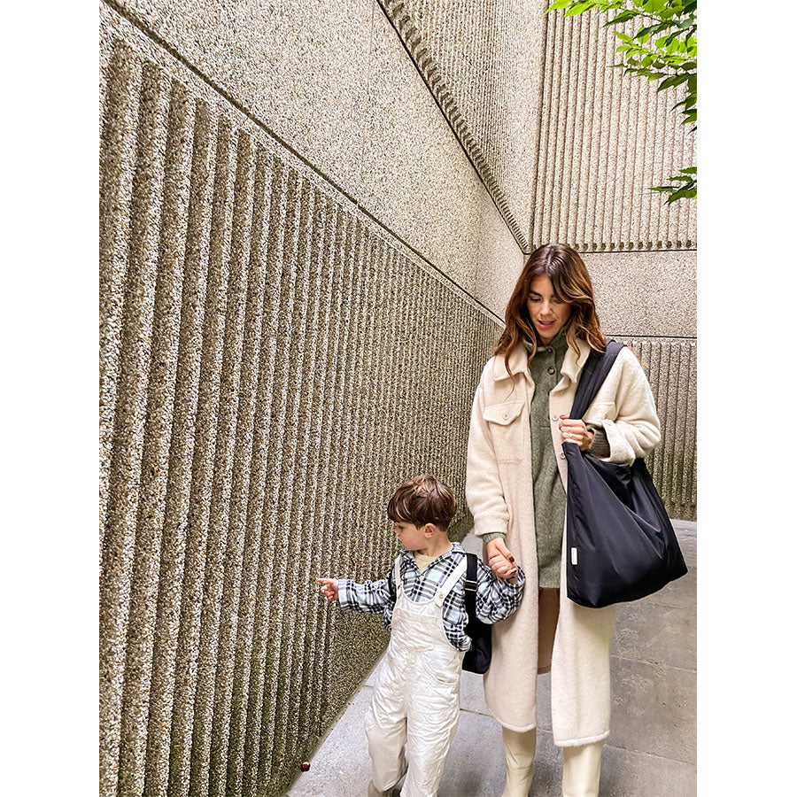 Studio Noos - Mom Bag "Black Puffy" - Wickeltasche, Shopper