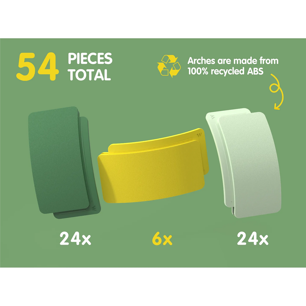 Waytoplay – Kreativset „Arches Builder“ 54 Teile