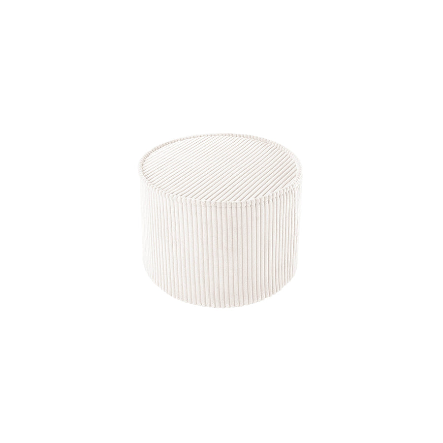 Wigiwama – Schaumstoff-Sitzpuff Cord Creme 39,5cm