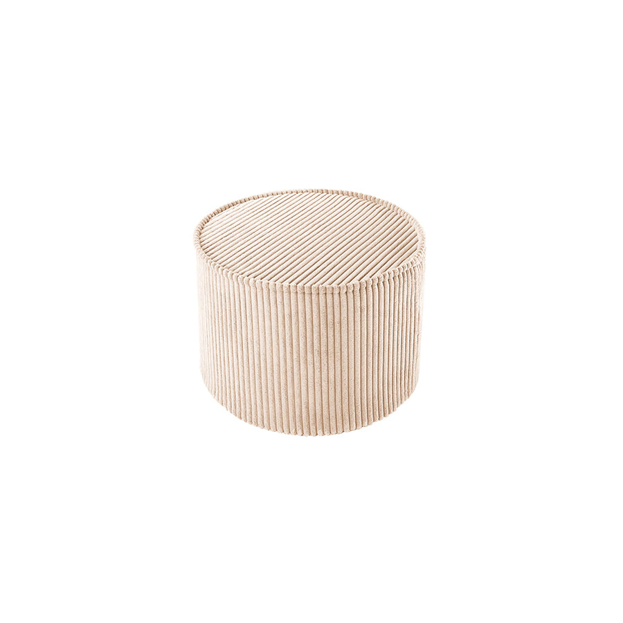Wigiwama – Schaumstoff-Sitzpuff Cord Beige 39,5cm