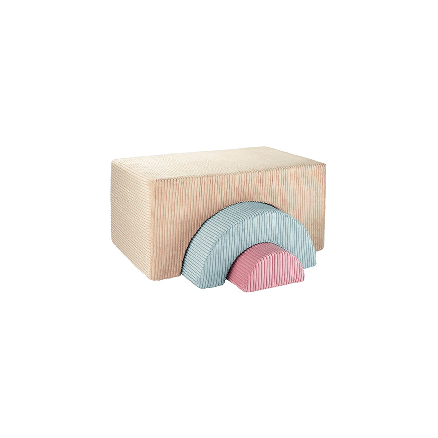 Wigiwama – Schaumstoff-spielset "Regenbogen" Beige 3-tlg.