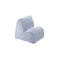 Wigiwama – Kinder Sessel 'wolke" Cord Blaugrau 50x60cm