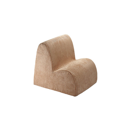 Wigiwama – Kinder Sessel "Wolke" Cord Toffee 50x60cm