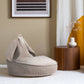 Wigiwama – Kinder Sitzsack "Hase" Samt Beige