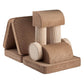 Wigiwama – Kinder Spielsofa Modular "Settee" Cord Toffee 9-tlg.