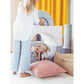 Wigiwama – Schaumstoff-Kissenrolle Cord Softmint 55cm