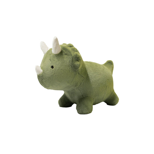 Wild & Soft – Hüpftier „Dino“ aus Plüsch mit Pumpe, handgefertigt