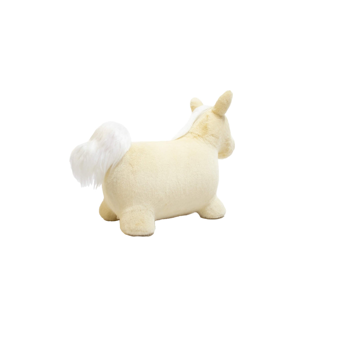Wild & Soft – Hüpftier „Unicorn“ aus Plüsch mit Pumpe, handgefertigt