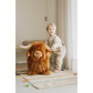 Wild & Soft – Hüpftier „Highland Cow“ aus Plüsch mit Pumpe, handgefertigt