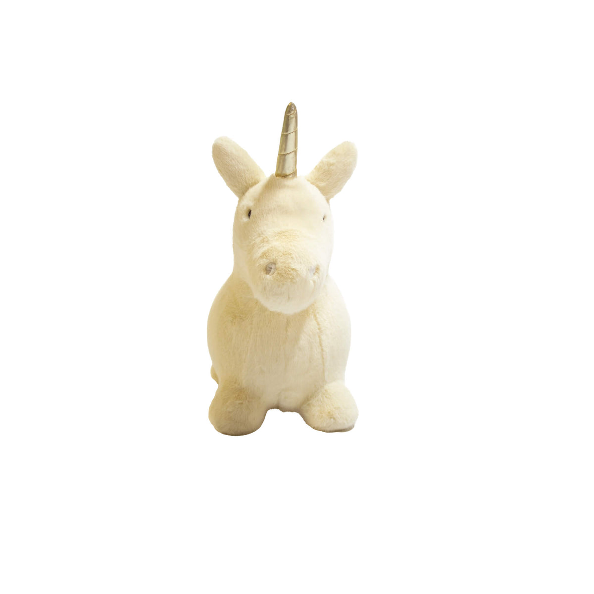 Wild & Soft – Hüpftier „Unicorn“ aus Plüsch mit Pumpe, handgefertigt