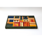 Wooden Story - Holzbauklötze Rainbow - 54 Teile mit Holzkasten