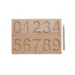 Wooden Story - Montessori Zahlenbrett / Zahlentafel 