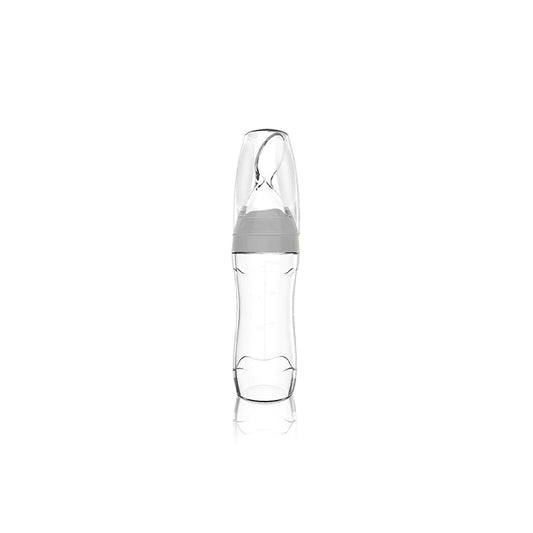 Haakaa Squeeze Fütter-Flasche mit Löffel