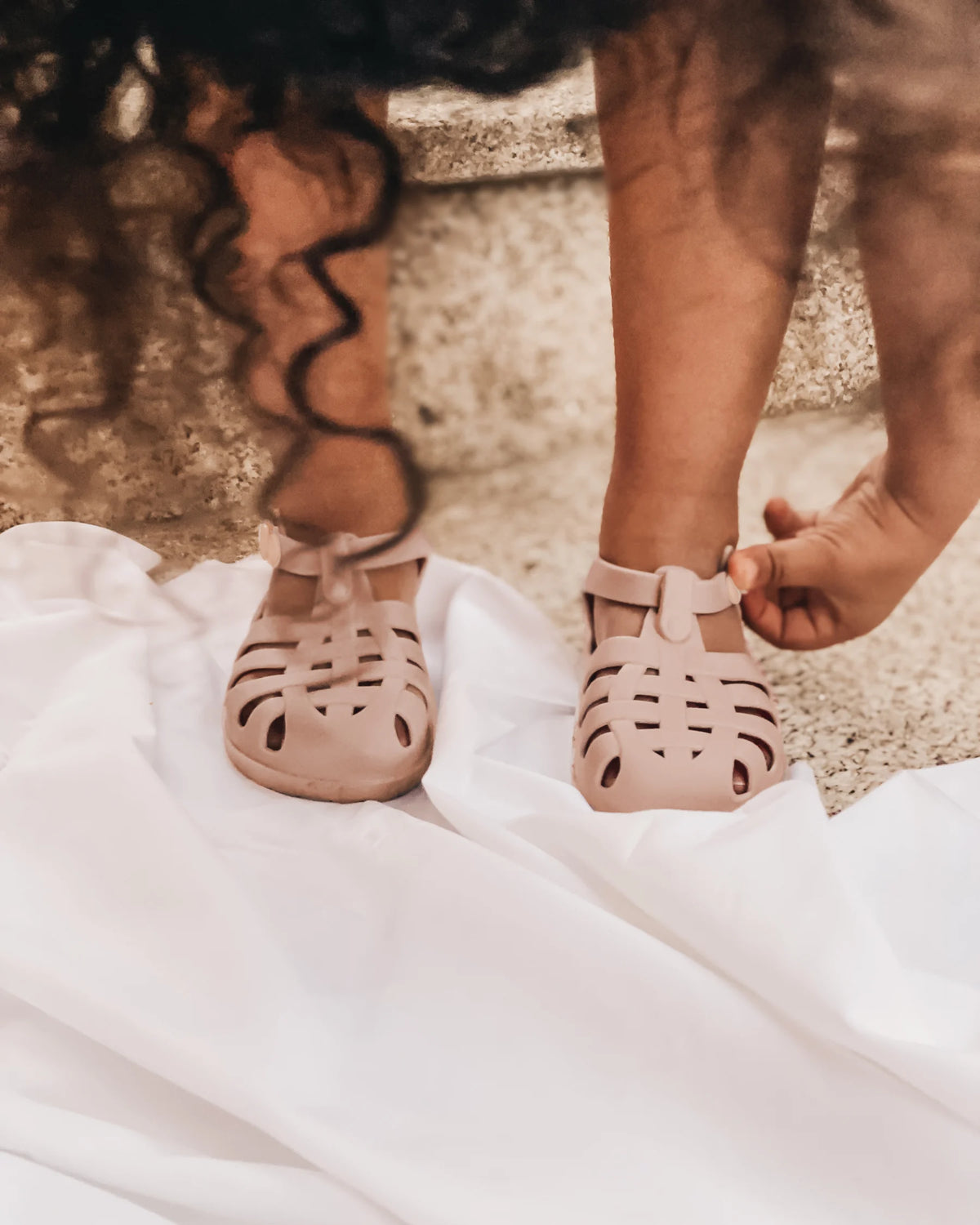 Mrs Ertha Sandalen Floopers Blush