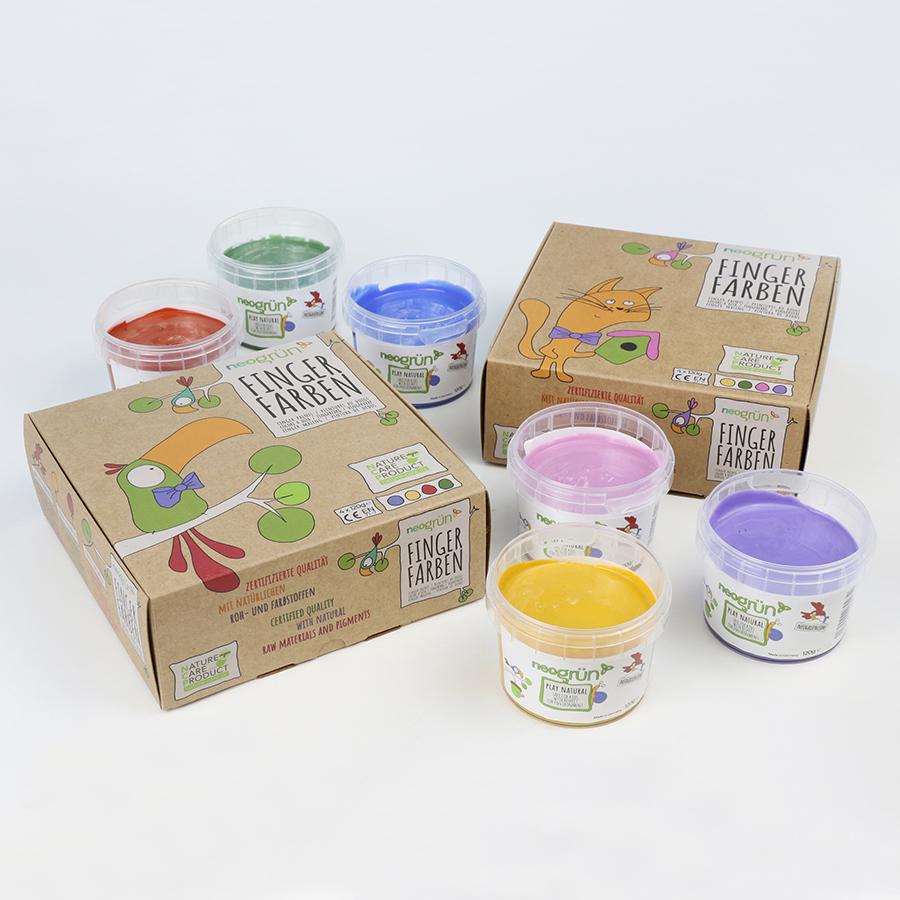 FINGERFARBEN AKI 4er SET